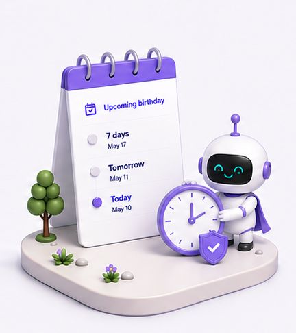Birthday Bot Schedule Celebrations