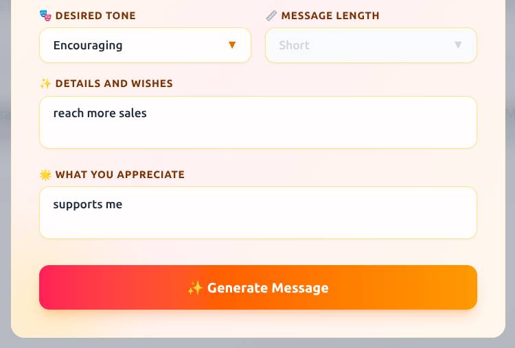 select message tone, “merits” or something worth mentioning.